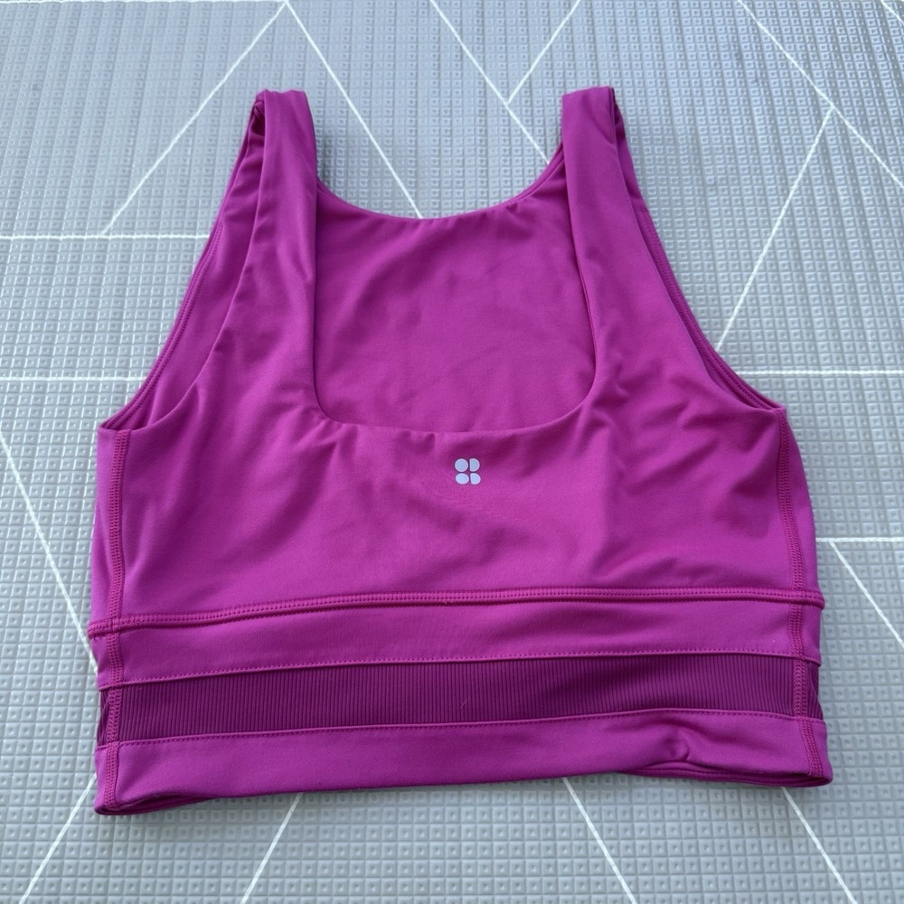 Sweaty Betty All Day Wrap Waist Tank Size Small‎ Pink Sports Bra - Picture 3 of 6